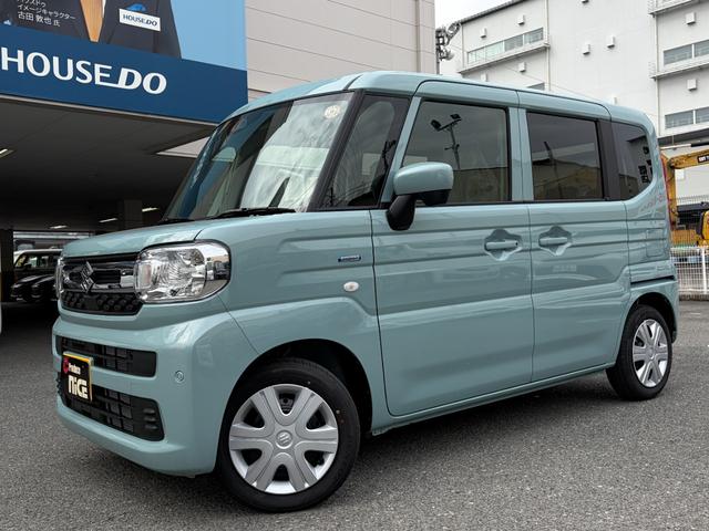 スペーシア ハイブリッドＧ　届出済未使用車　ＬＥＤ　両側スライドドア　衝突軽減ブレーキ　レーンキープアシスト　スマーートキー　車線逸脱警報機能　障害物センサー　禁煙車　電動格納ミラー　アイドリングストップ　オートエアコン　ＡＢＳ（64枚目）