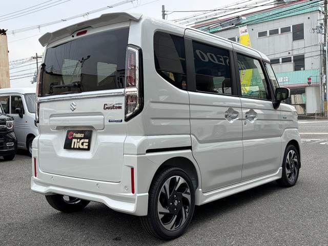 スペーシアカスタム ハイブリッドＸＳターボ　届出済未使用　シートヒーター　衝突軽減　両側パワスラ　ヘッドアップディスプレイ　ＬＥＤヘッドライト　ステアリングヒーター　電動パーキングブレーキ　禁煙車（22枚目）