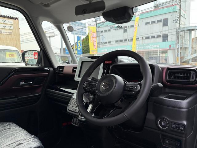 スペーシアカスタム ハイブリッドＸＳターボ　届出済未使用　シートヒーター　衝突軽減　両側パワスラ　ヘッドアップディスプレイ　ＬＥＤヘッドライト　ステアリングヒーター　電動パーキングブレーキ　禁煙車（33枚目）