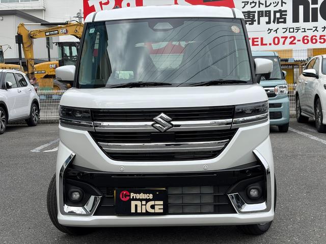 スペーシアカスタム ハイブリッドＸＳターボ　届出済未使用　シートヒーター　衝突軽減　両側パワスラ　ヘッドアップディスプレイ　ＬＥＤヘッドライト　ステアリングヒーター　電動パーキングブレーキ　禁煙車（79枚目）