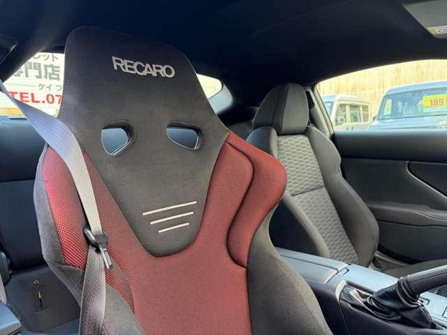 GR86 RC ADVAN18インチホイール 7インチディスプレイオーディオ 6速MT ETC Bluetooth接続可 スマートキー DUALエアコン LEDヘッドライト 横滑り防止装置 レカロバケットシート(78枚目)