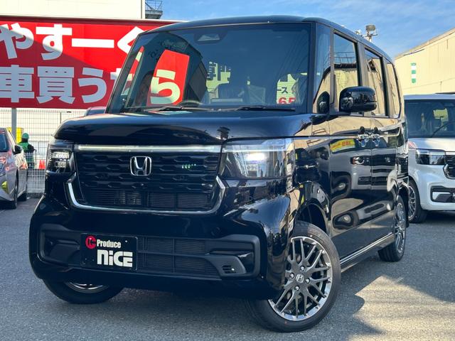 N-BOX 届出済未使用 両側パワスラ シートヒーター LEDヘッドライト 衝突軽減ブレーキ レーダークルコン 電動パーキングブレーキ 禁煙車(2枚目)