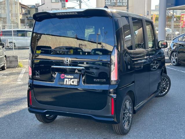N-BOX 届出済未使用 両側パワスラ シートヒーター LEDヘッドライト 衝突軽減ブレーキ レーダークルコン 電動パーキングブレーキ 禁煙車(17枚目)