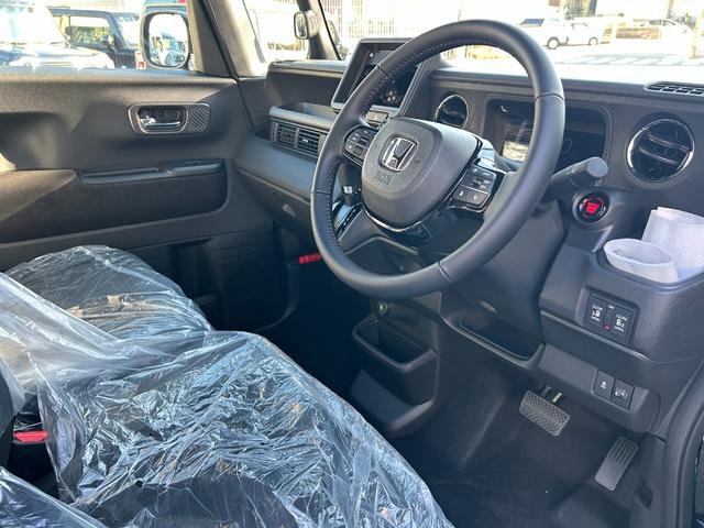 N-BOX 届出済未使用 両側パワスラ シートヒーター LEDヘッドライト 衝突軽減ブレーキ レーダークルコン 電動パーキングブレーキ 禁煙車(43枚目)