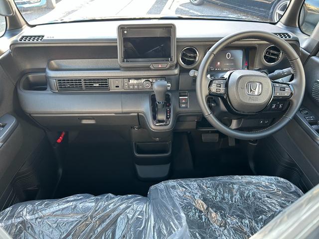 N-BOX 届出済未使用 両側パワスラ シートヒーター LEDヘッドライト 衝突軽減ブレーキ レーダークルコン 電動パーキングブレーキ 禁煙車(51枚目)