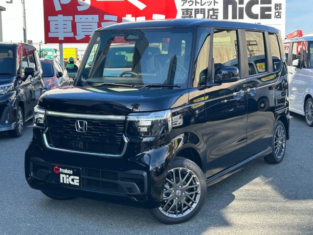 N-BOX 届出済未使用 両側パワスラ シートヒーター LEDヘッドライト 衝突軽減ブレーキ レーダークルコン 電動パーキングブレーキ 禁煙車(68枚目)