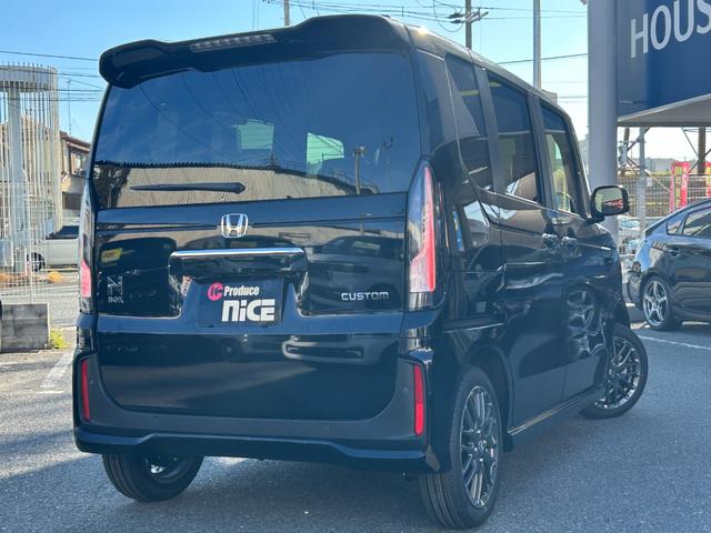 N-BOX 届出済未使用 両側パワスラ シートヒーター LEDヘッドライト 衝突軽減ブレーキ レーダークルコン 電動パーキングブレーキ 禁煙車(69枚目)