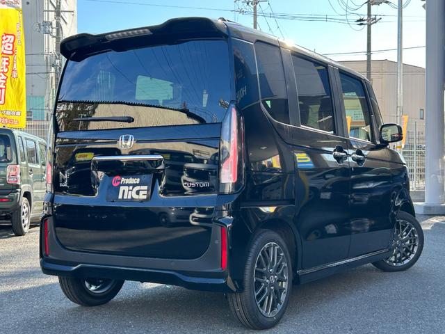 N-BOX 届出済未使用 両側パワスラ シートヒーター LEDヘッドライト 衝突軽減ブレーキ レーダークルコン 電動パーキングブレーキ 禁煙車(71枚目)