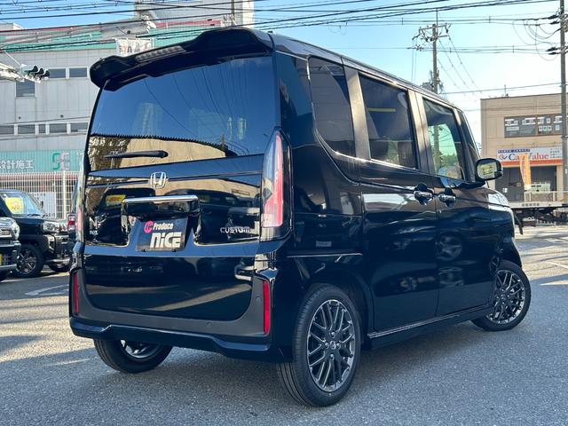 N-BOX 届出済未使用 両側パワスラ シートヒーター LEDヘッドライト 衝突軽減ブレーキ レーダークルコン 電動パーキングブレーキ 禁煙車(77枚目)