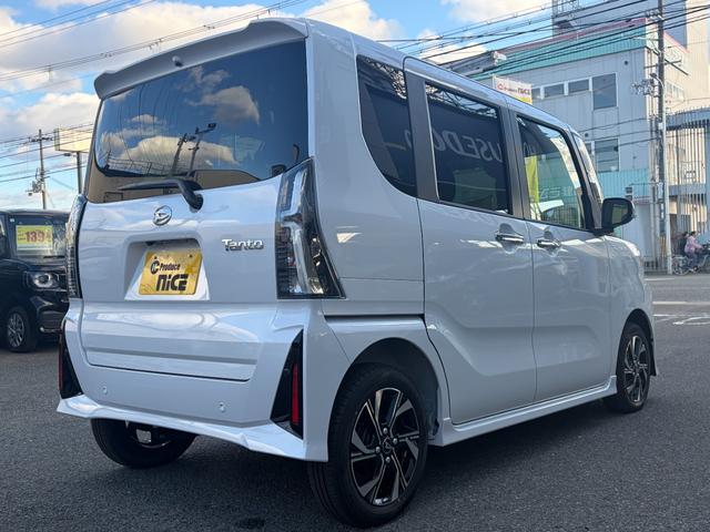 タント カスタムX 両側電動スライドドア 激突軽減ブレーキ 障害物センサー レーンキープアシスト 電子パーキング シートヒーター 電動格納ミラー LEDヘッドライト LEDフォグランプ バックカメラ AAC ABS!!!(22枚目)