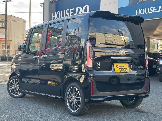 Ｎ－ＢＯＸカスタム ターボ　衝突軽減ブレーキ　レーダークルコン　シートヒーター　電子パーキング　ブレーキホールド　パワースライドドア　レーンキープ　コーナーセンサー　ＬＥＤヘッドライト　プッシュスタート　スマートキー（27枚目）