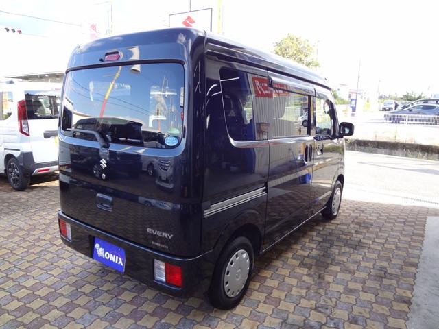 エブリイ ジョイン　１年間走行距離無制限保証　ハイルーフ　両側スライドドア　Ｗエアバック　ＡＢＳ　５ＡＧＳ　電格ミラー　キーレス　ＥＴＣ　ＣＤ＆ＡＵＸ　プライバシーガラス　禁煙車（5枚目）