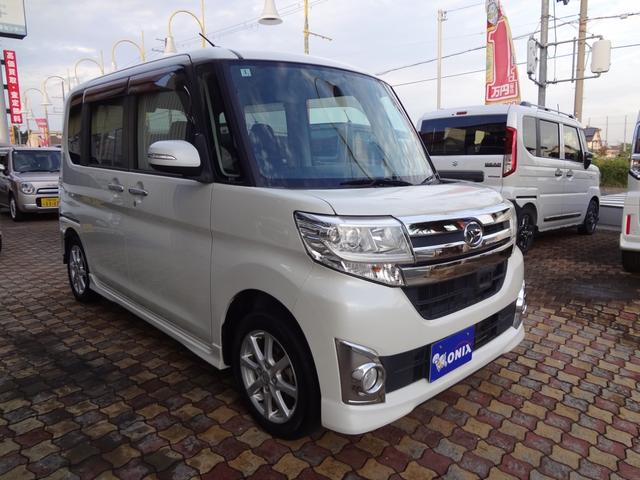 タント Ｘ　ＳＡ　１年間走行距離無制限保証　スマートアシスト　両側＆左電動スライドドア　ＬＥＤライト　メモリーナビ　フルセグＴＶ　Ｂｌｕｅｔｏｏｔｈ　　ドライブレコーダー　ＥＴＣ　スマ－トキ－　プッシュスタート　アルミ（4枚目）