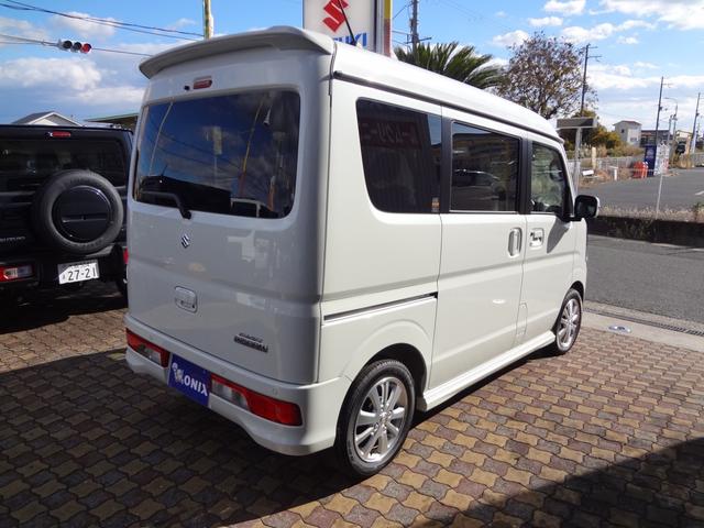 エブリイワゴン ＰＺターボスペシャル　スズキセーフティーサポート　衝突軽減ブレーキ　誤発進抑制機能　ＬＥＤライト　両側電動スライドドア＆左オートステップ　ハイルーフ　アイドリングストップ　スマ－トキ－　プッシュスタート　届出済み未使用車（5枚目）