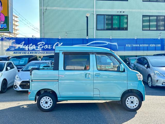 ハイゼットカーゴ デッキバンＧ　ワンオーナー　５ＭＴ　リフトアップ　ドライブレコーダー　ＬＥＤヘッドライト＆ＬＥＤフォグライト　電動格納ミラー　ライトレベライザー　アイドリングストップ　社外ＣＤチューナー　ＥＴＣ（9枚目）