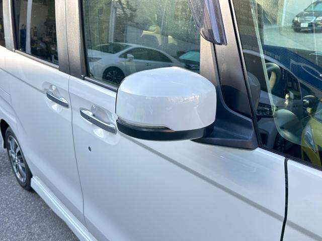 N-BOXカスタム L 純正メモリーナビTV Bカメラ ナビ連動ドラレコ パワースライドドア LKA TRC ETC LEDヘッドライト LEDフォグ 純正14inAW プッシュスタート スマートキー(18枚目)