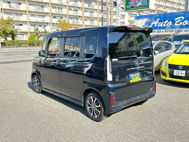 N-BOXカスタム ベースグレード 純正9inメモリーナビTV バックカメラ ナビ連動前後ドラレコ パワースライドドア 前席シートヒーター LKA TRC ETC LEDヘッドライト LEDフォグ 純正14inAW クリアランスソナー(13枚目)