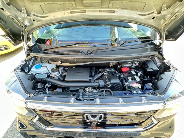 N-BOXカスタム ベースグレード 純正9inメモリーナビTV バックカメラ ナビ連動前後ドラレコ パワースライドドア 前席シートヒーター LKA TRC ETC LEDヘッドライト LEDフォグ 純正14inAW クリアランスソナー(47枚目)