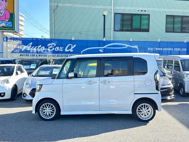 Ｎ－ＢＯＸカスタム Ｌターボ　４ＷＤ　ターボ　純正メモリーナビ　Ｂカメラ　両側Ｐスライド　前後ドラレコ　レーダークルーズ　ハーフレザー　ＬＫＡ　ＴＲＣ　ＥＴＣ　電動パーキング　シートヒーター　ＬＥＤヘッドライト　ＬＥＤフォグライト（10枚目）