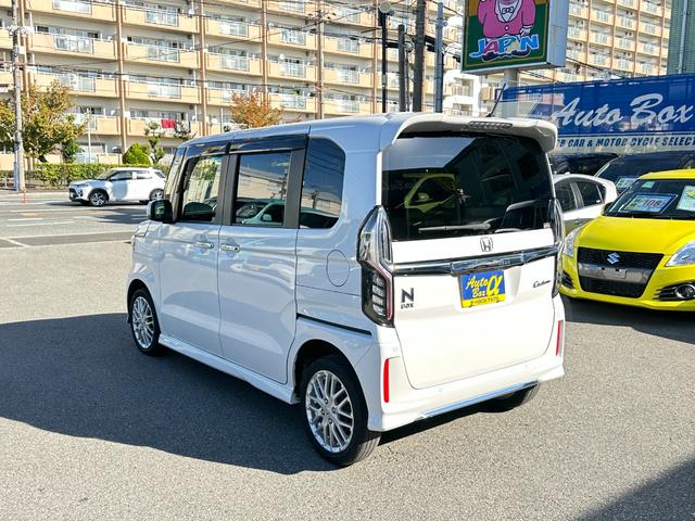 Ｎ－ＢＯＸカスタム Ｌターボ　４ＷＤ　ターボ　純正メモリーナビ　Ｂカメラ　両側Ｐスライド　前後ドラレコ　レーダークルーズ　ハーフレザー　ＬＫＡ　ＴＲＣ　ＥＴＣ　電動パーキング　シートヒーター　ＬＥＤヘッドライト　ＬＥＤフォグライト（13枚目）
