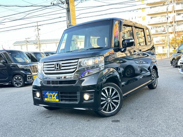 Ｎ－ＢＯＸカスタム Ｇ　ターボＳＳパッケージ　社外ＨＤＤナビ　フルセグＴＶ　Ｂカメラ　両側パワースライドドア　ドライブレコーダー　クルーズコントロール　ＨＩＤヘッドライト　フォグライト　純正１５ｉｎアルミ　エンジンプッシュスタート　スマートキー（8枚目）