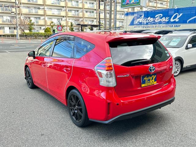 プリウスアルファ Ｓツーリングセレクション　イクリプス９ｉｎメモリーナビＴＶ　バックカメラ　ＬＥＤライト　ＬＥＤフォグ　社外１７ｉｎアルミ　クリアランスソナー　ドラレコ　ステアリングスイッチ　プッシュスタート　スマートキー　ＴＲＣ　ＥＴＣ（13枚目）