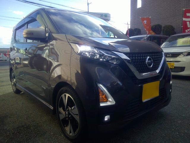 デイズ 運転録画　禁煙ハイウェイスターＧターボプロパイロットエディ　エマージェンシーブレーキ衝突回避支援／車線逸脱警報アラウンドビューＥＴＣ２．０ナビコンＴＶ　ブレーキフルードＡＣクリーンフィルター交換済　インテリキー２本　障害物センサー　２０２３年タイヤ　禁煙車（2枚目）