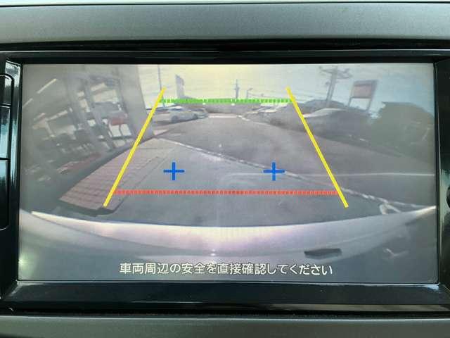 駐車も安心のバックカメラ付です。