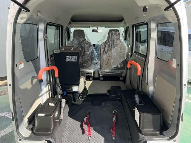 エブリイ 　車椅子移動車　助手席側リアシート付　ポータブルナビ　ラジオチューナー（15枚目）