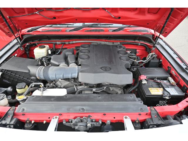 FJクルーザー レッドカラーパッケージ 新品16インチアルミホイール フルセグナビ 前後ドラレコナビ連動 バックカメラ USバンパー フォグランプ BFGタイヤ フロントリフトアップ(6枚目)