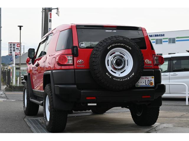 FJクルーザー レッドカラーパッケージ 新品16インチアルミホイール フルセグナビ 前後ドラレコナビ連動 バックカメラ USバンパー フォグランプ BFGタイヤ フロントリフトアップ(7枚目)