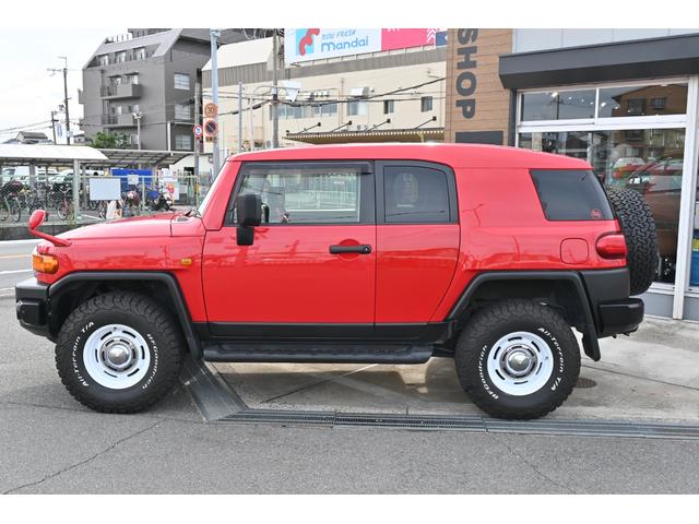 FJクルーザー レッドカラーパッケージ 新品16インチアルミホイール フルセグナビ 前後ドラレコナビ連動 バックカメラ USバンパー フォグランプ BFGタイヤ フロントリフトアップ(11枚目)