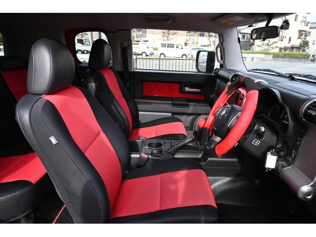 FJクルーザー レッドカラーパッケージ 新品16インチアルミホイール フルセグナビ 前後ドラレコナビ連動 バックカメラ USバンパー フォグランプ BFGタイヤ フロントリフトアップ(15枚目)