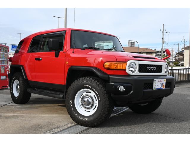 FJクルーザー レッドカラーパッケージ 新品16インチアルミホイール フルセグナビ 前後ドラレコナビ連動 バックカメラ USバンパー フォグランプ BFGタイヤ フロントリフトアップ(19枚目)