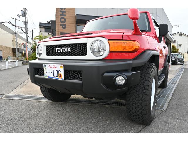 FJクルーザー レッドカラーパッケージ 新品16インチアルミホイール フルセグナビ 前後ドラレコナビ連動 バックカメラ USバンパー フォグランプ BFGタイヤ フロントリフトアップ(21枚目)