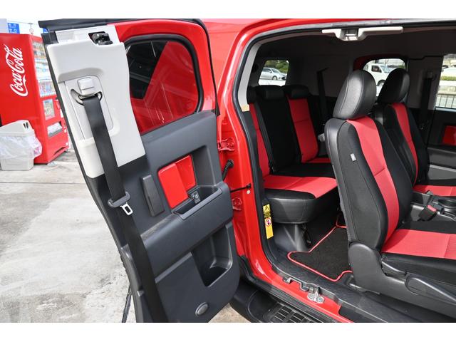 FJクルーザー レッドカラーパッケージ 新品16インチアルミホイール フルセグナビ 前後ドラレコナビ連動 バックカメラ USバンパー フォグランプ BFGタイヤ フロントリフトアップ(27枚目)