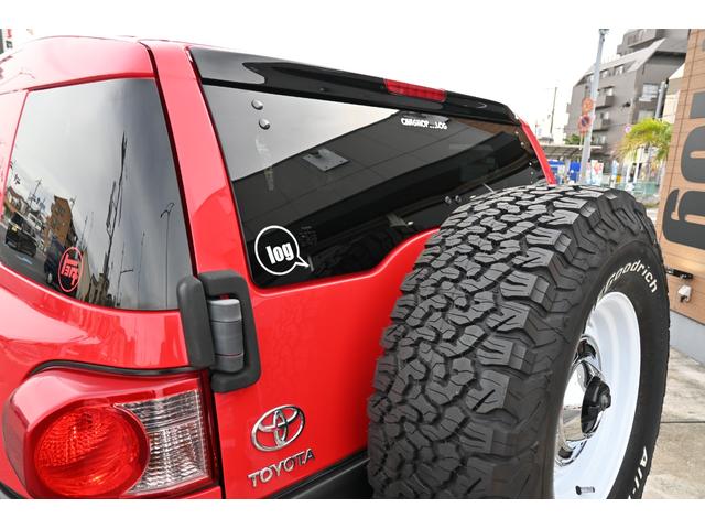 FJクルーザー レッドカラーパッケージ 新品16インチアルミホイール フルセグナビ 前後ドラレコナビ連動 バックカメラ USバンパー フォグランプ BFGタイヤ フロントリフトアップ(43枚目)