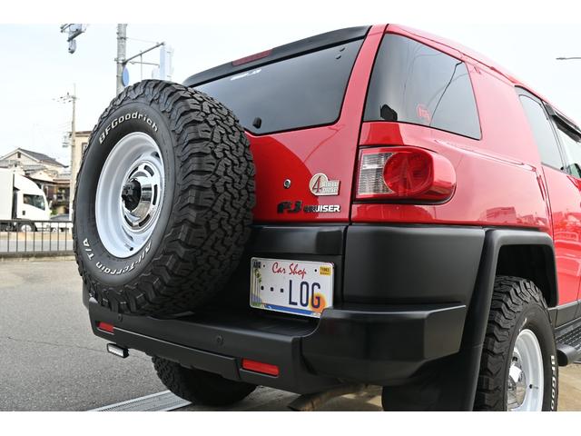 FJクルーザー レッドカラーパッケージ 新品16インチアルミホイール フルセグナビ 前後ドラレコナビ連動 バックカメラ USバンパー フォグランプ BFGタイヤ フロントリフトアップ(45枚目)