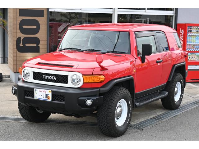 FJクルーザー レッドカラーパッケージ 新品16インチアルミホイール フルセグナビ 前後ドラレコナビ連動 バックカメラ USバンパー フォグランプ BFGタイヤ フロントリフトアップ(48枚目)