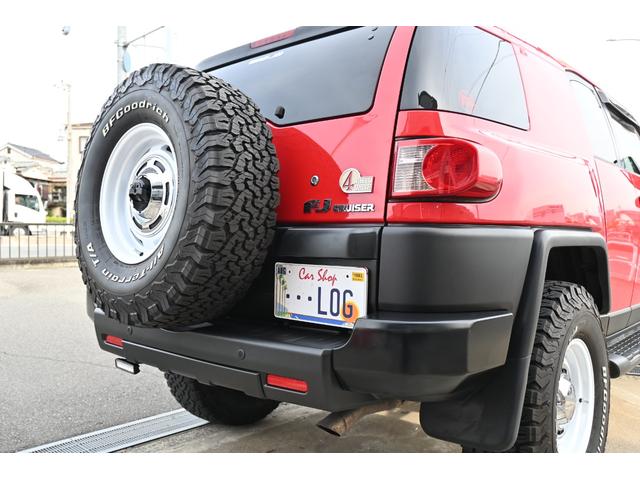 FJクルーザー レッドカラーパッケージ 新品16インチアルミホイール フルセグナビ 前後ドラレコナビ連動 バックカメラ USバンパー フォグランプ BFGタイヤ フロントリフトアップ(49枚目)