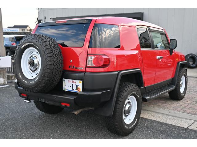 FJクルーザー レッドカラーパッケージ 新品16インチアルミホイール フルセグナビ 前後ドラレコナビ連動 バックカメラ USバンパー フォグランプ BFGタイヤ フロントリフトアップ(73枚目)