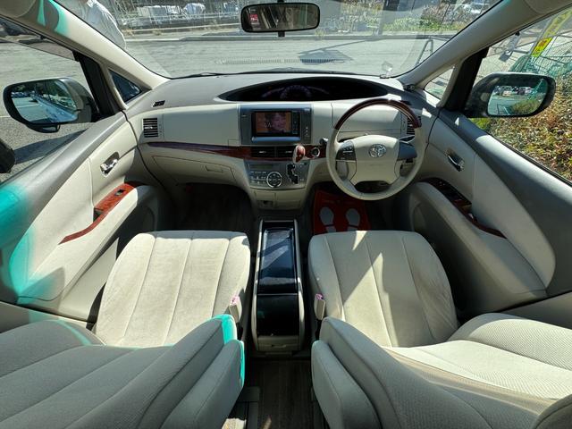 エスティマ 2.4アエラス Gエディション /特別仕様車/7人乗/キャプテンシ-ト/Kranze20AW/両側電動スライド/クルコン/後席モニター/フルセグ/Bluetooth/CD/DVD/Bカメラ/ウッドコンビステアリング/HIDライト/(42枚目)