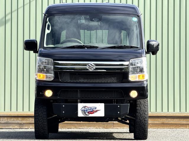 エブリイワゴン ＰＺターボ　／４ＷＤ／ショートバンパー／リフトアップ／ＸＴＲＥＭ－Ｊ１４ＡＷ／ブロックタイヤ／社外マフラー／ＬＥＤテールランプ／電動スライド／ストラーダナビ／フルセグ／Ｂｌｕｅｔｏｏｔｈ／ＤＶＤ／ドラレコ／ＥＴＣ（3枚目）