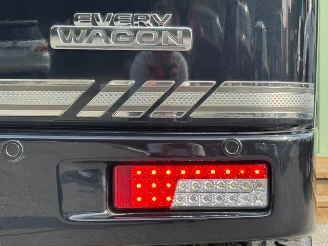 エブリイワゴン ＰＺターボ　／４ＷＤ／ショートバンパー／リフトアップ／ＸＴＲＥＭ－Ｊ１４ＡＷ／ブロックタイヤ／社外マフラー／ＬＥＤテールランプ／電動スライド／ストラーダナビ／フルセグ／Ｂｌｕｅｔｏｏｔｈ／ＤＶＤ／ドラレコ／ＥＴＣ（21枚目）