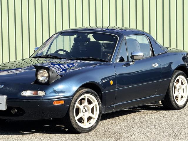 ユーノスロードスター B2リミテッド /5MT/1000台限定車/トワイライトブルーマイカ/ハードトップ/タイベル交換/幌付き/P1Racing 15AW/エアコン動作確認/リトラ動作確認/PW動作確認/オーディオ/社外スピーカー/ETC(17枚目)