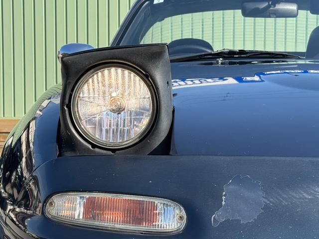 ユーノスロードスター B2リミテッド /5MT/1000台限定車/トワイライトブルーマイカ/ハードトップ/タイベル交換/幌付き/P1Racing 15AW/エアコン動作確認/リトラ動作確認/PW動作確認/オーディオ/社外スピーカー/ETC(30枚目)