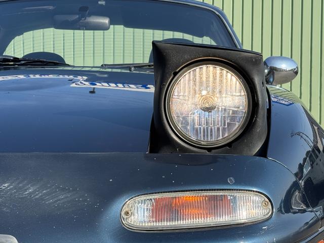 ユーノスロードスター B2リミテッド /5MT/1000台限定車/トワイライトブルーマイカ/ハードトップ/タイベル交換/幌付き/P1Racing 15AW/エアコン動作確認/リトラ動作確認/PW動作確認/オーディオ/社外スピーカー/ETC(31枚目)