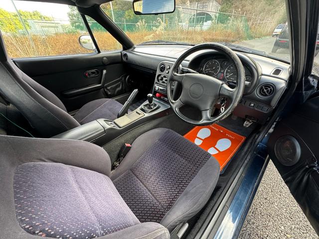 ユーノスロードスター B2リミテッド /5MT/1000台限定車/トワイライトブルーマイカ/ハードトップ/タイベル交換/幌付き/P1Racing 15AW/エアコン動作確認/リトラ動作確認/PW動作確認/オーディオ/社外スピーカー/ETC(56枚目)