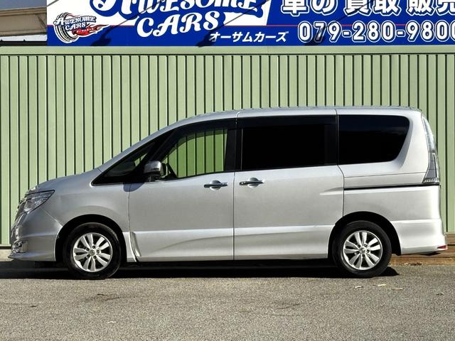 セレナ ハイウェイスター Sエディション 両側スライド片側電動ドア/ドラレコ/ディスチャージ/15AW/ETC/Wエアコン/3列シート/横滑り防止措置/修復歴なし(10枚目)