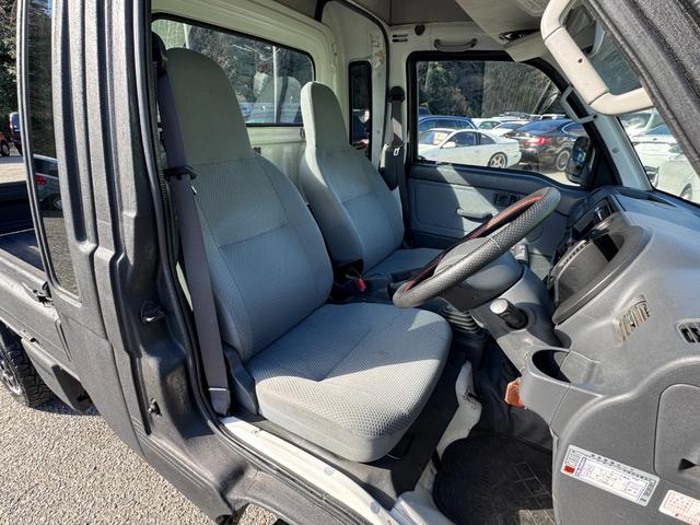 ハイゼットトラック ジャンボ　／５ＭＴ／４ＷＤ／ラプターライナー全塗装／リフトアップ／Ｘ－ＴＲＥＡＭ１４ホイール／トーヨー　ＯＰＥＮ　ＣＯＵＮＴＲＹタイヤ／ＡＬＰＩＮＥスピーカー／ＫＥＮＷＯＯＤ　ＣＤ（59枚目）